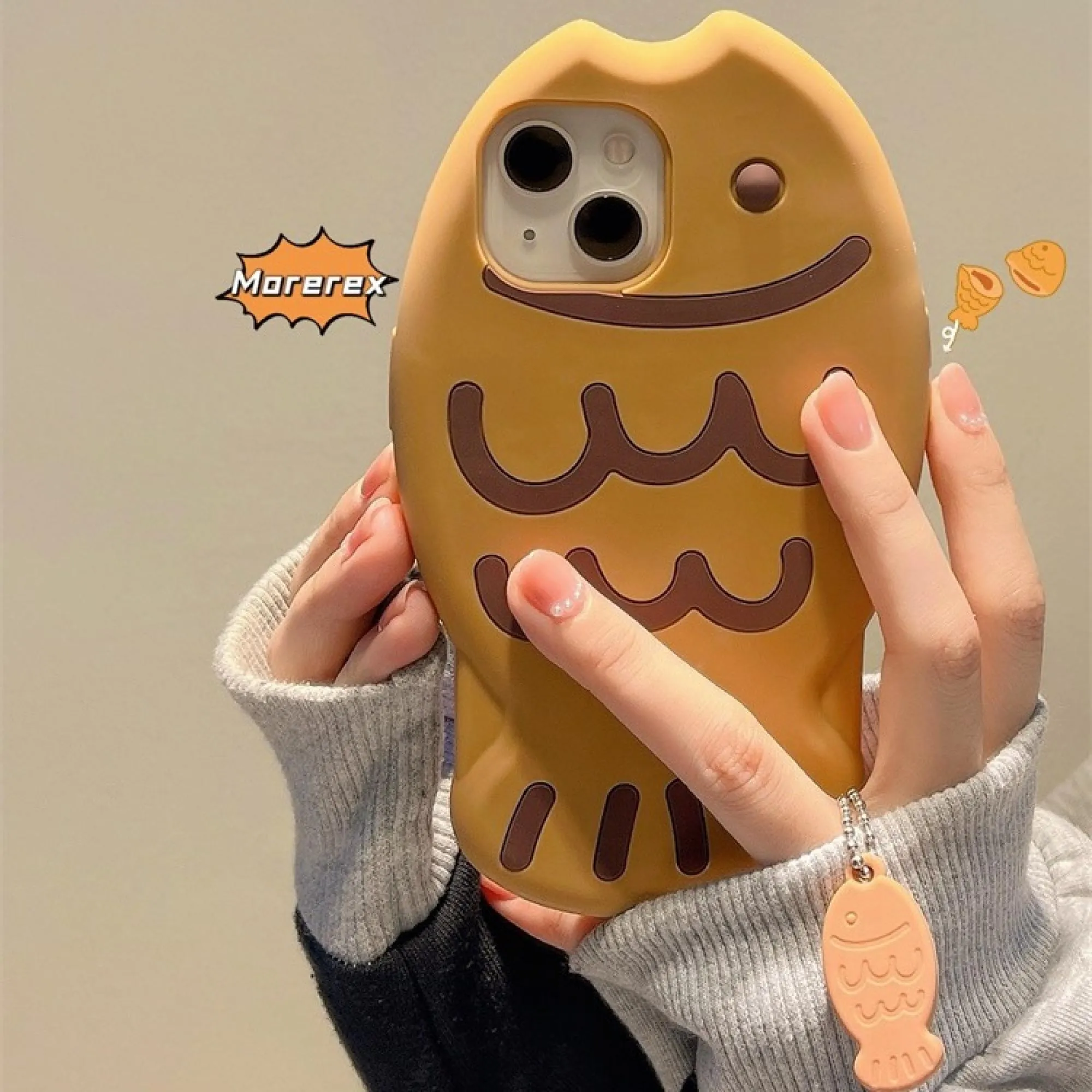 3D Taiyaki Silicone Phone Case for Huawei