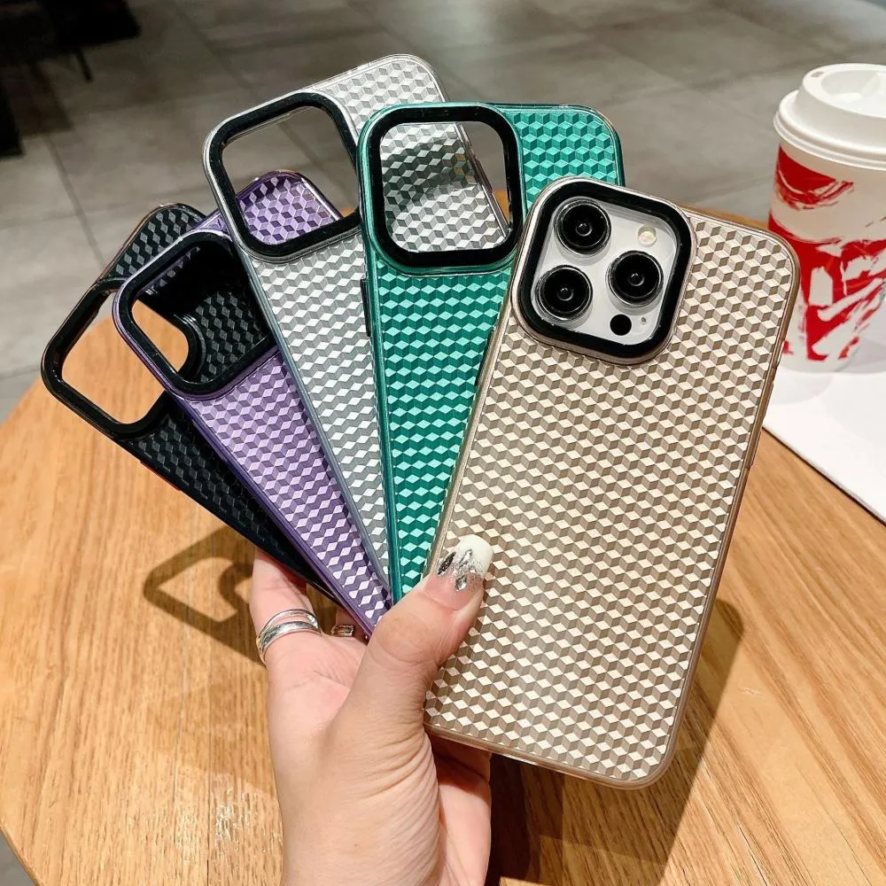 Premium iPhone 3D Cube Clear Soft Case