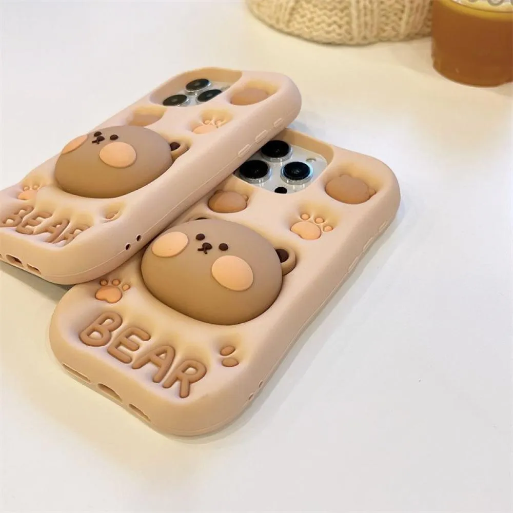 3D Bear Phone Case Cover