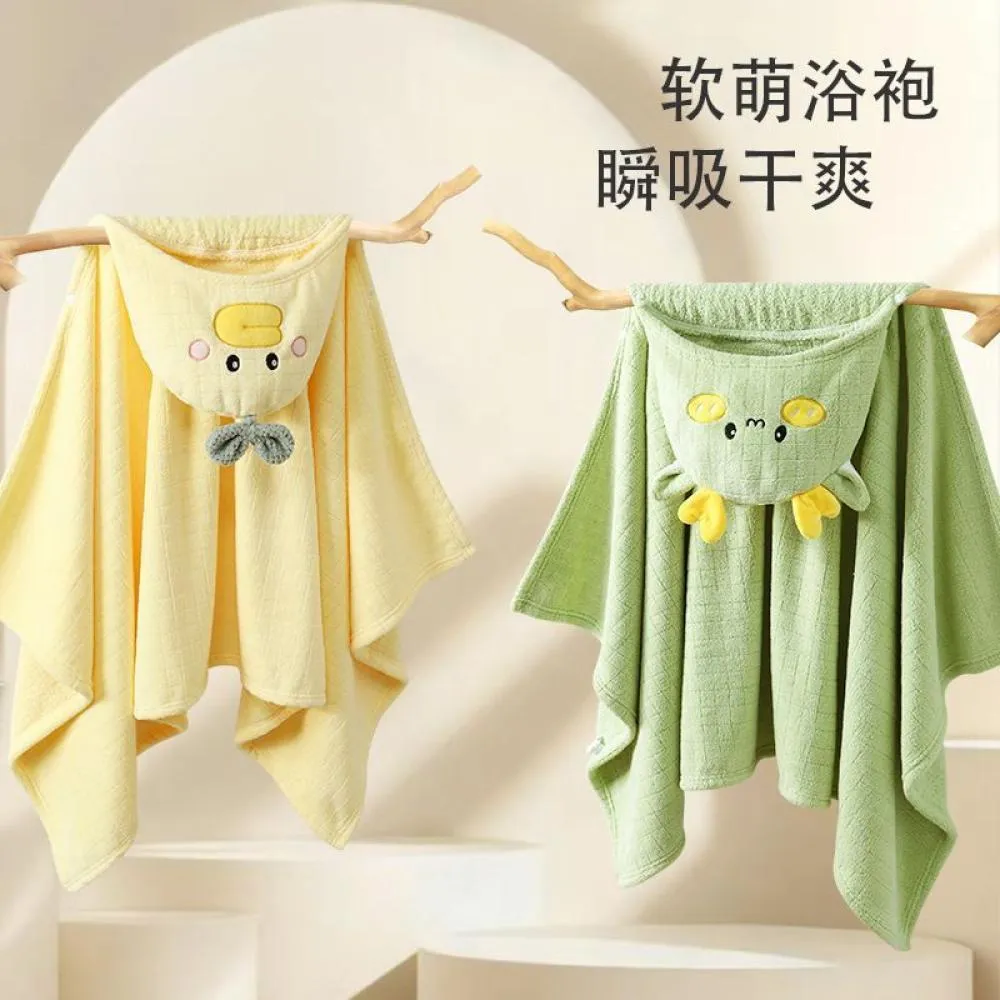 Kids Hooded Towel Robe Soft & Absorbent