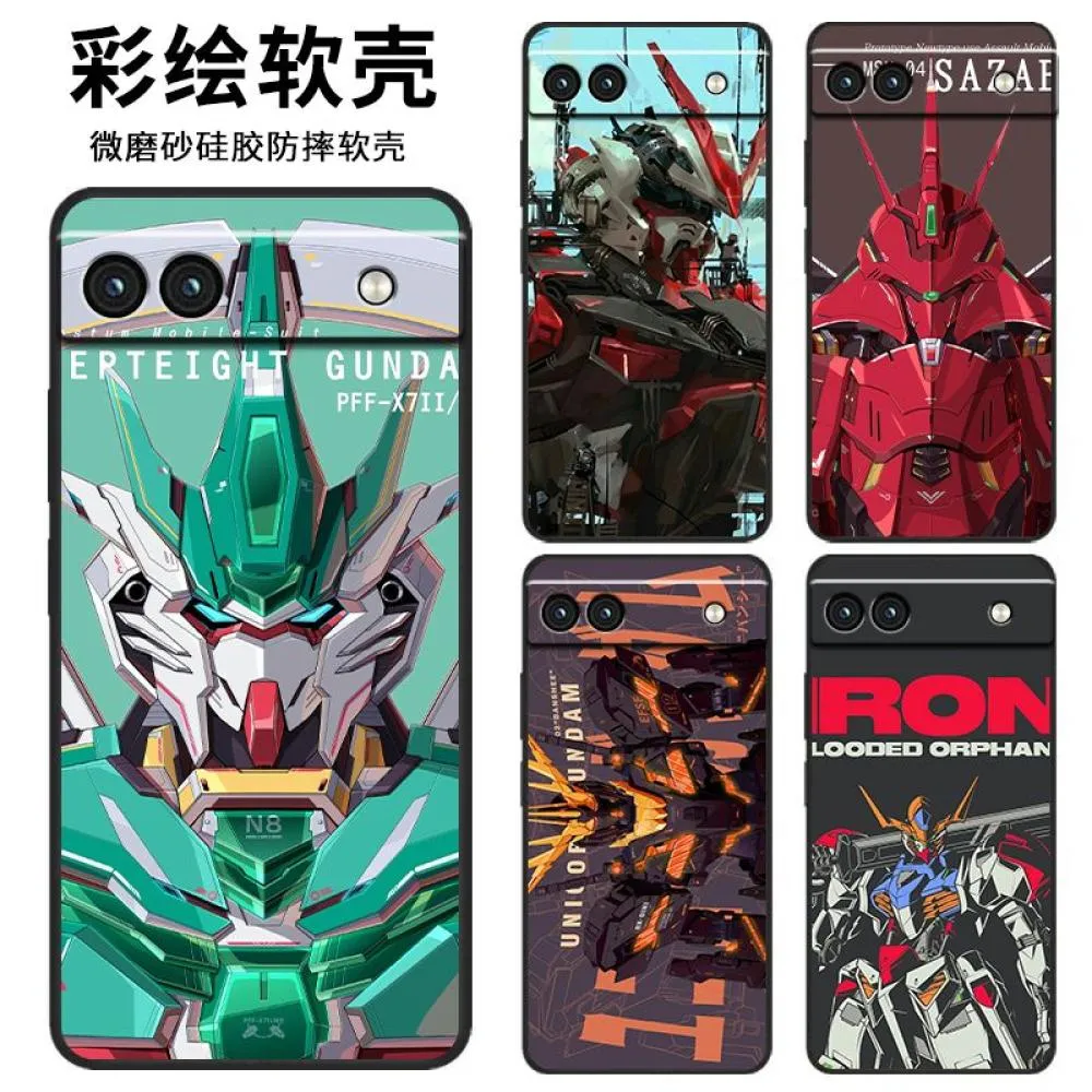 Google Pixel 6A Cool Anime Gundam Silicone Case