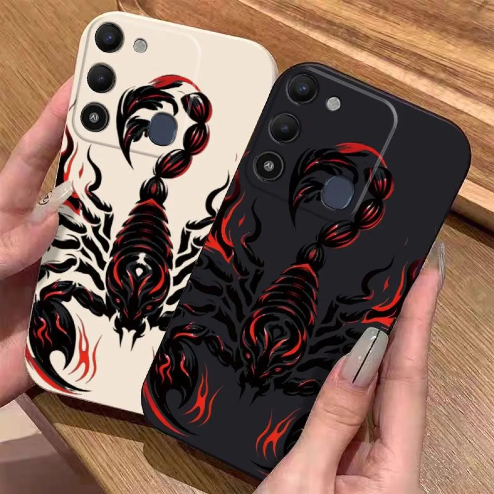 Tecno Spark 8C Cute Scorpion Flame Phone Case