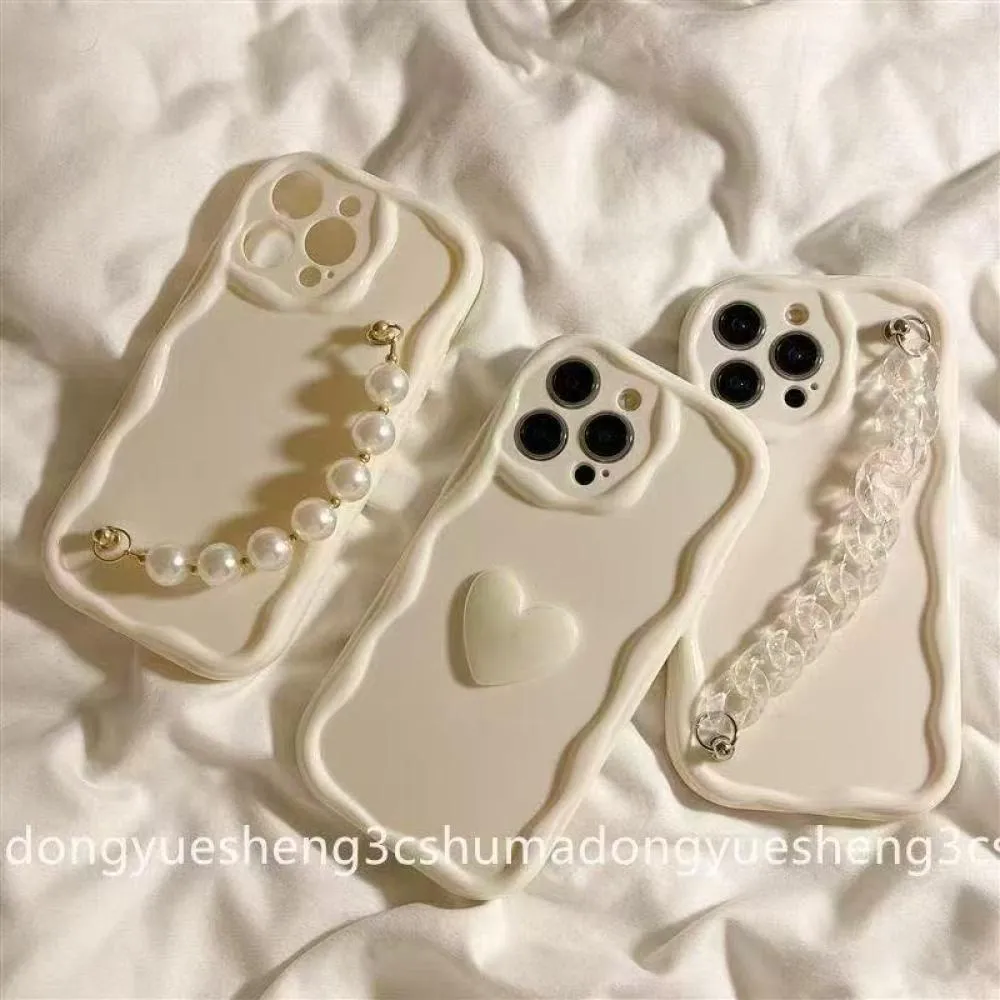 Heart Pearl Phone Case for Tecno Spark